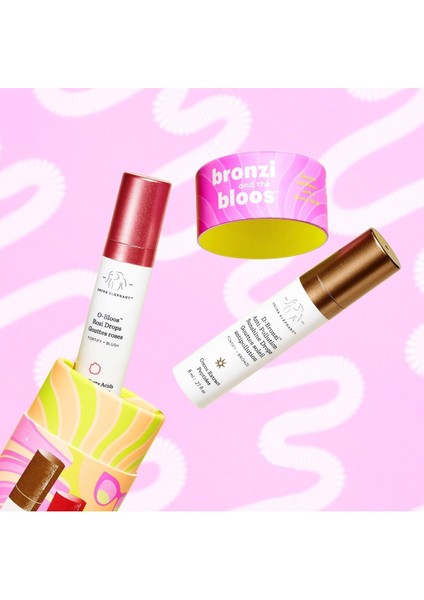 Bronzi And The Bloos™ - Bronzlaştırıcı Serum ve Gül Serumu Içeren Yüz Bakım Seti fırsatları