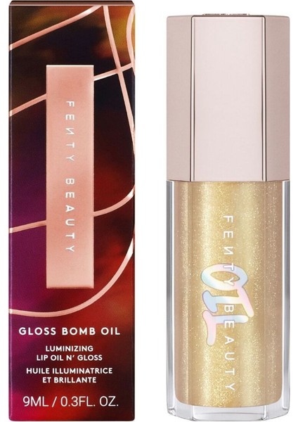 Gloss Bomb Oil Dudak Yağı Parlatıcısı Parlak Aydınlık Superfine Suga Pinkestcosmetics