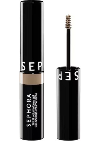Tint & Volume Brow Gel-Suya Dayanıklı Renkli Hacim Veren Kaş Jeli