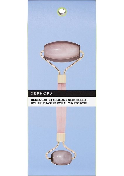 Rose Quartz Facial And Neck Roller - Yüz Masajı Rulosu