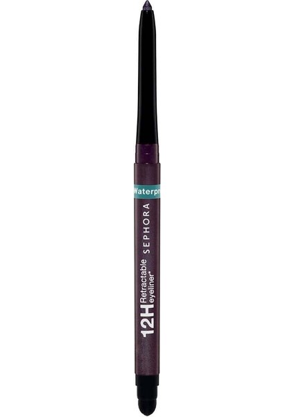 Waterproof 12H Retractable Eyeliner 21 Shimmer Plum (0,30 gr)