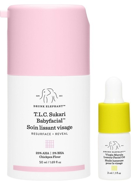 T.l.c. Sukari Babyfacial - Yüz Maskesi+Virgin Marula Luxury Facial Oil