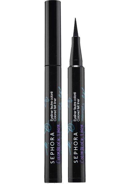 Waterproof Colored Felt Liner - Eyeliner Ink Splash 0.6 ml /Vegan