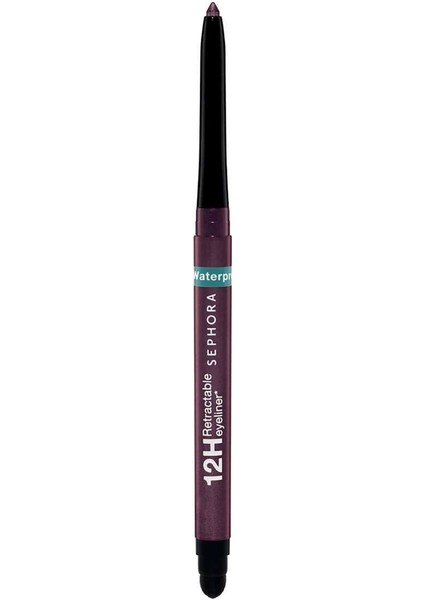 Waterproof 12H Retractable Eyeliner 03 Shimmer Purple (0,30 gr)