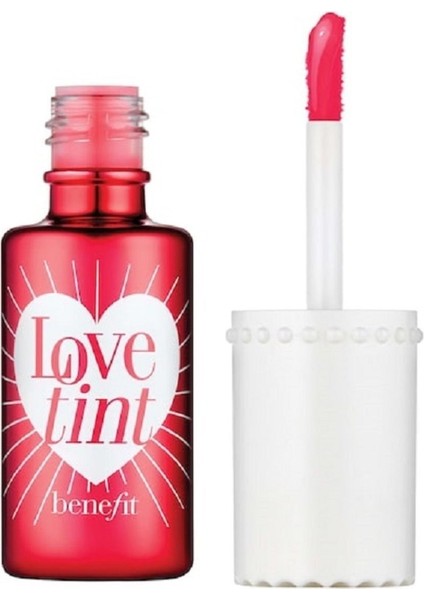 Love Tint - Likit Renklendirici Uzun Süre Kalıcı Dudakları Kurutmayan Allık ve Ruj