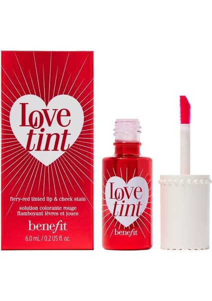 Love Tint - Likit Renklendirici Uzun Süre Kalıcı Dudakları Kurutmayan Allık ve Ruj