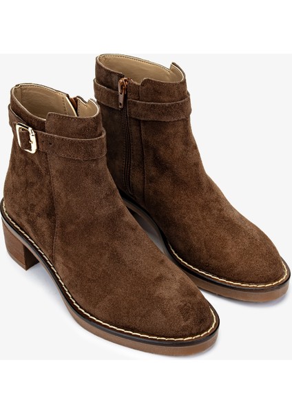 Kadın Topuklu Bot 1075 060-02 Bn Bot SK24-25 Cevız Yrm Suet fiyatları