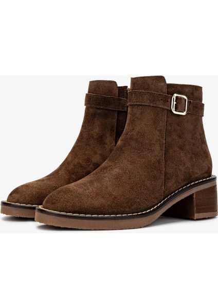 Kadın Topuklu Bot 1075 060-02 Bn Bot SK24-25 Cevız Yrm Suet fırsatları