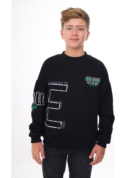 Erkek Çocuk Baskılı Sweatshirt modelleri