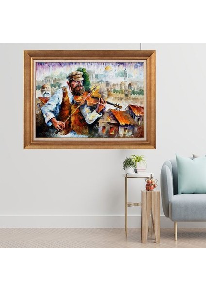 Altın Çerçeveli Paspartulu Tablo A2119