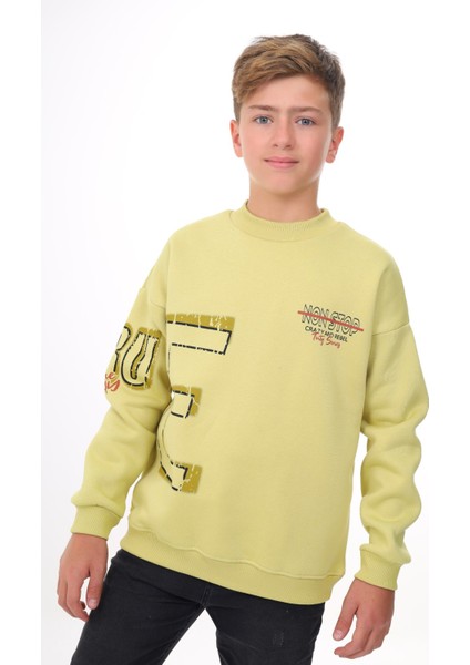 Erkek Çocuk Baskılı Sweatshirt