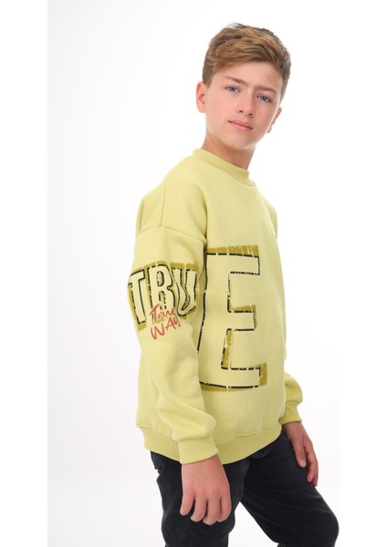 Erkek Çocuk Baskılı Sweatshirt modelleri