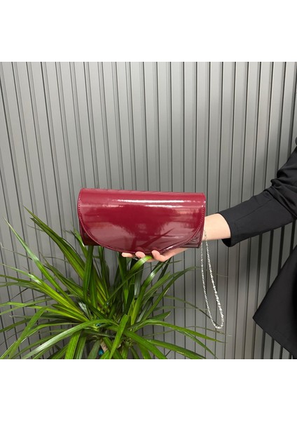 Günlük Bayan Çanta 23X12CM Bordo AB0305