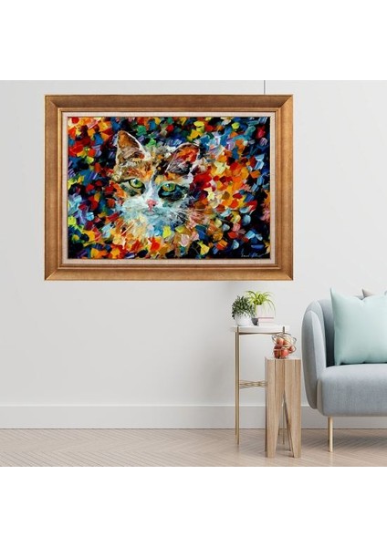 Altın Çerçeveli Paspartulu Tablo A2180