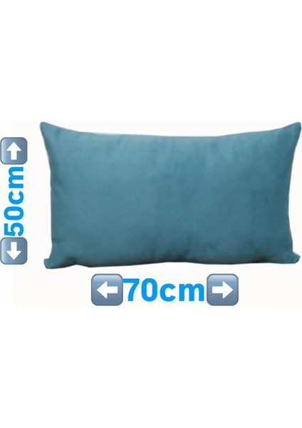 %100 Cotton ( Pamuk) 2 Adet 50X70 cm Petrol Rengi Yastık Kılıfı Pillow Case modelleri
