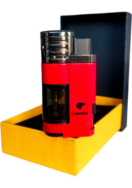 Cohiba 4 Torch Jet Alev Özel Kutulu Çakmak CCM0366