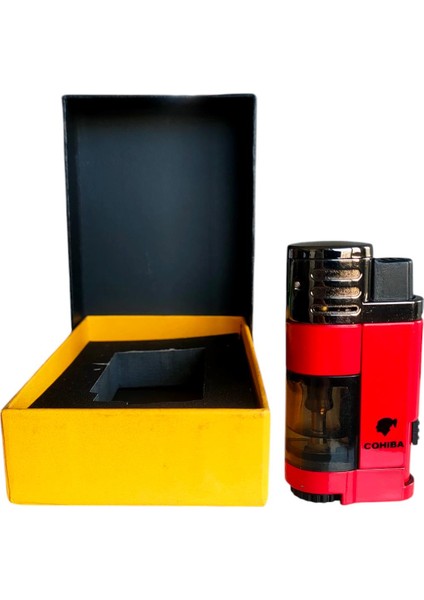 Cohiba 4 Torch Jet Alev Özel Kutulu Çakmak CCM0366