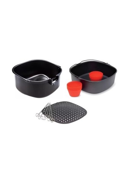 Hd 9630 Orijinal Pan , Pişirme ve Izgara Ustası Seti