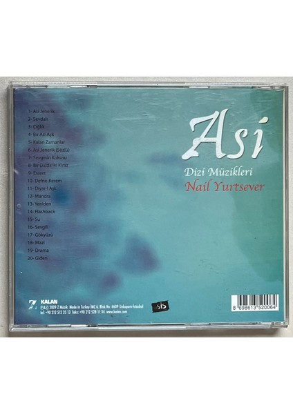 Asi Dizi Müzikleri CD