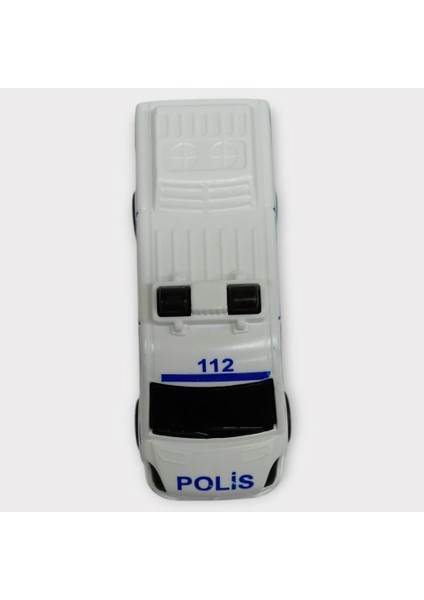 Çek Bırak Arabalar Iş Araçları 10 cm - Polis