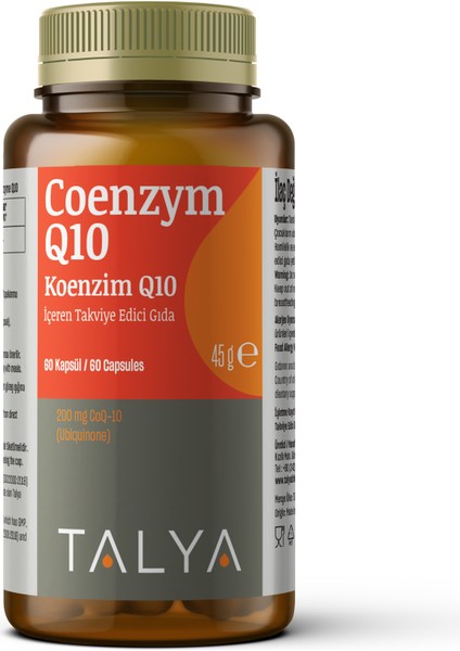 Koenzim Q10 Içeren Takviye Edici Gıda