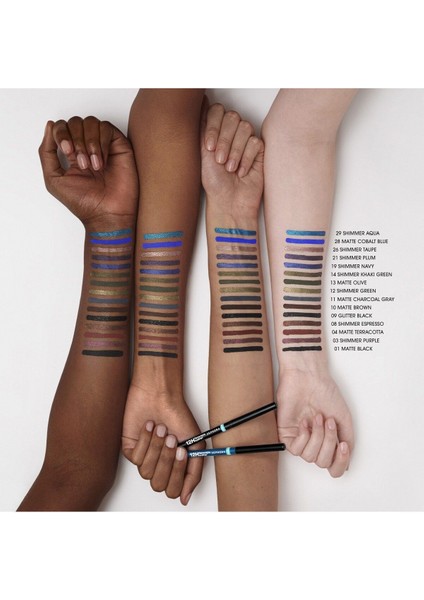 Waterproof 12H Retractable Eyeliner - Suya Dayanıklı Eyeliner fiyatları