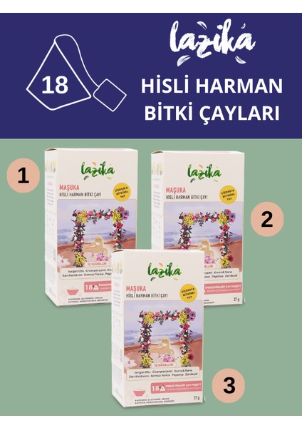 Hisli Harman Maşuka 3'lü Set & PMS Tea