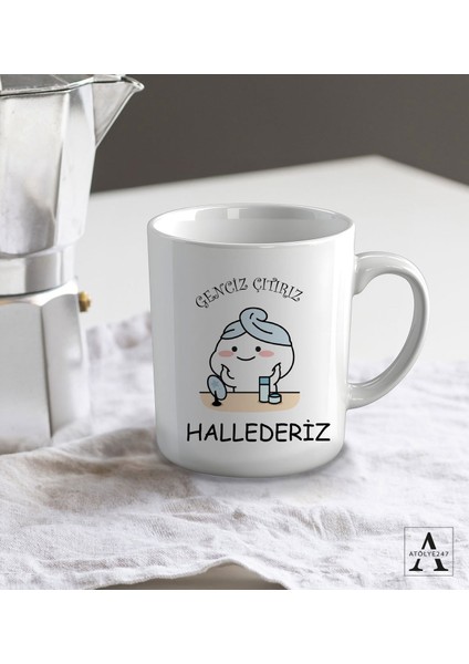 Genciz Çıtırız Hallederiz Tasarımlı Kupa Bardak