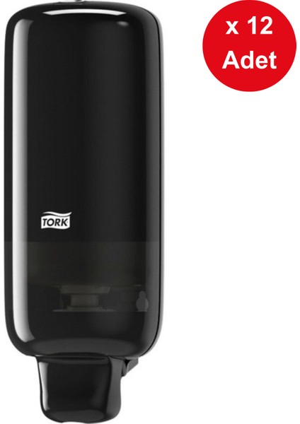 Köpük Sabun Dispenseri Siyah x 12 Adet (561508)