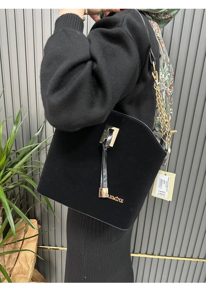 Bayan Çanta Siyah Süet AR10205 fiyatları