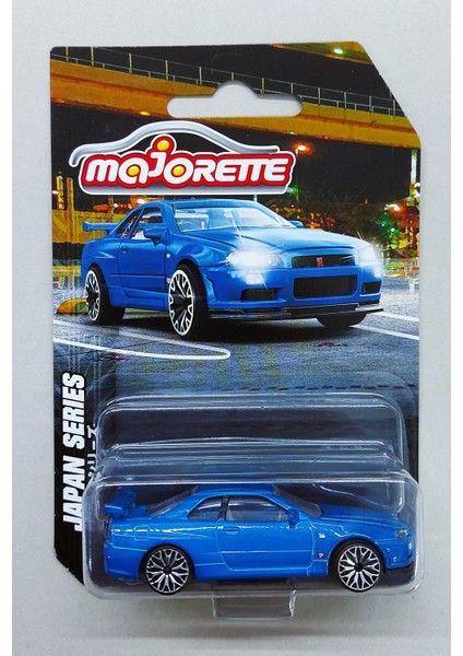 Nissan Skyline Gt-R (BNR34) Bayside Blue - Japan Serıes 2025 Model Araba