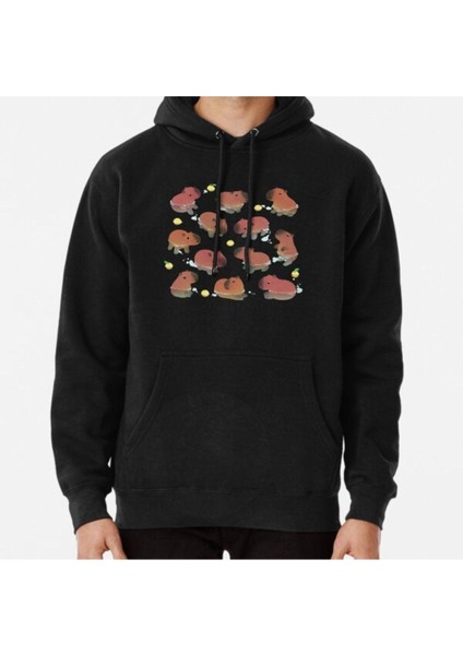 Capybath Time Baskılı Sweatshirt