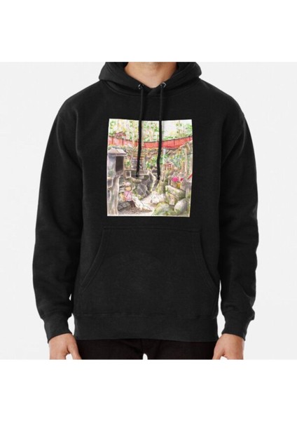Fushimi Inari Shrine Baskılı Sweatshirt