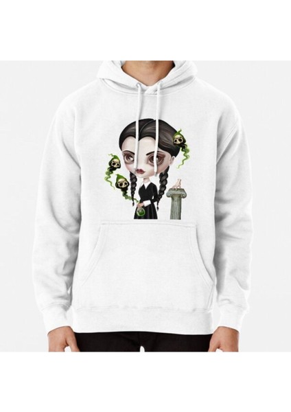 Be Afraid (Wednesday) Baskılı Sweatshirt