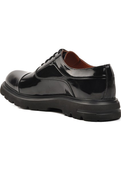 Deri Siyah Rugan Erkek Günlük Ayakkabı fırsatları