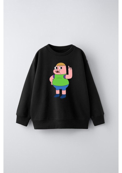 Clarence Baskılı Çocuk Sweatshirt
