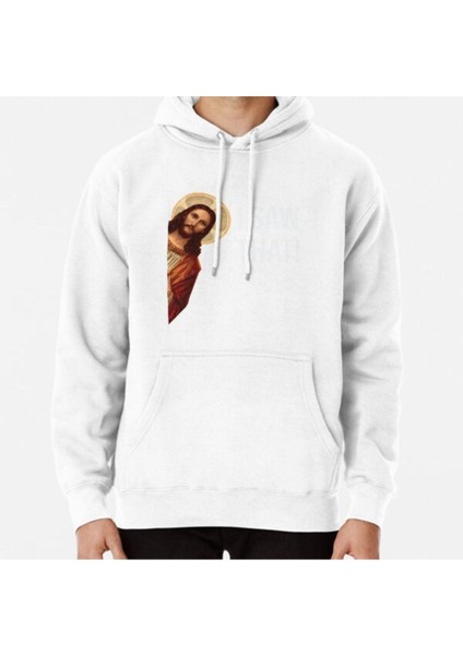 Jesus Meme I Saw That Baskılı Sweatshirt