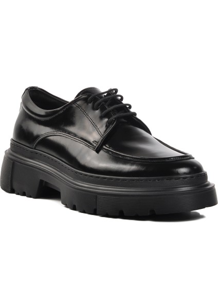 Siyah Açma Erkek Klasik Ayakkabı