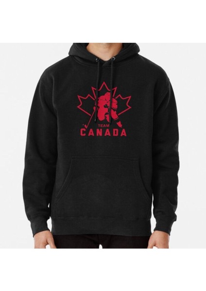 Team Canada Hockey Desıgn, By Subgırl Baskılı Sweatshirt