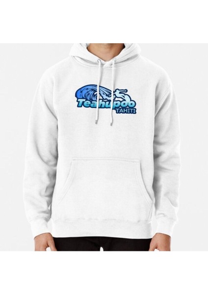 Teahupoo Surf Break, Tahiti Baskılı Sweatshirt