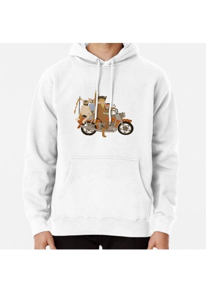 Fantastic Mr Motorcycle Baskılı Sweatshirt