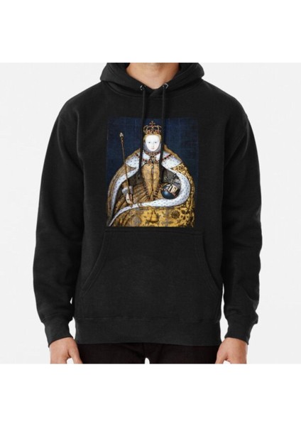 Queen Elizabeth I Of England In Her Coronation Robe Baskılı Sweatshirt