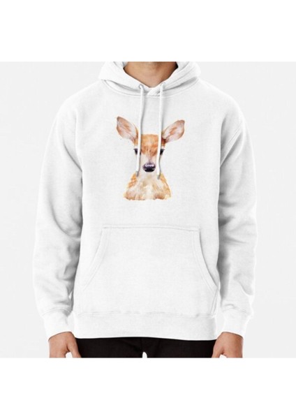 Little Deer Baskılı Sweatshirt