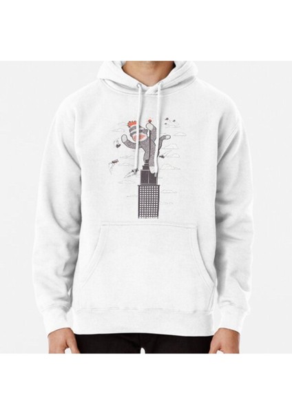 Sock Monkey Just Wants A Friend Baskılı Sweatshirt