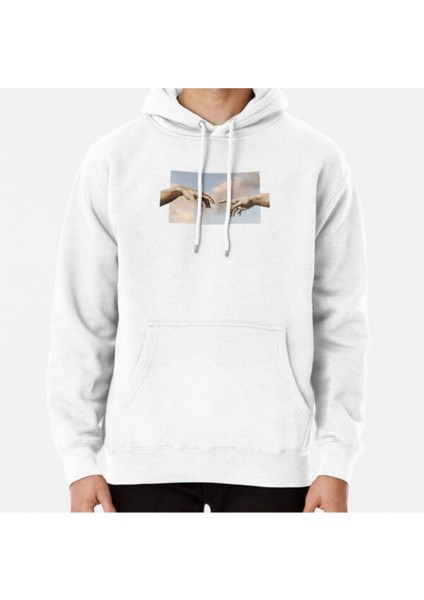 The Creation Of Adam Baskılı Sweatshirt