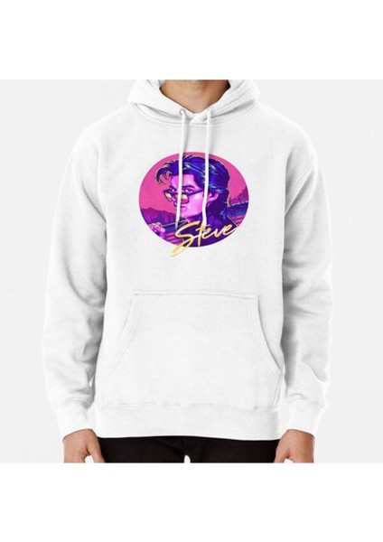 Stranger Things Steve Harrington Available On Mask Baskılı Sweatshirt