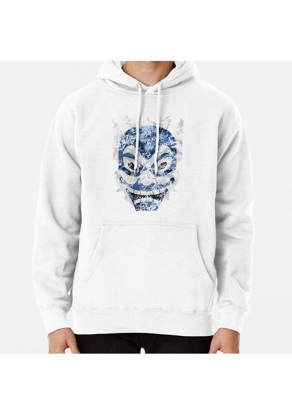 Blue Spirit Splatter Baskılı Sweatshirt