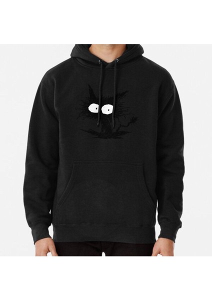 Black Unkempt Kitten Gabigabi Baskılı Sweatshirt