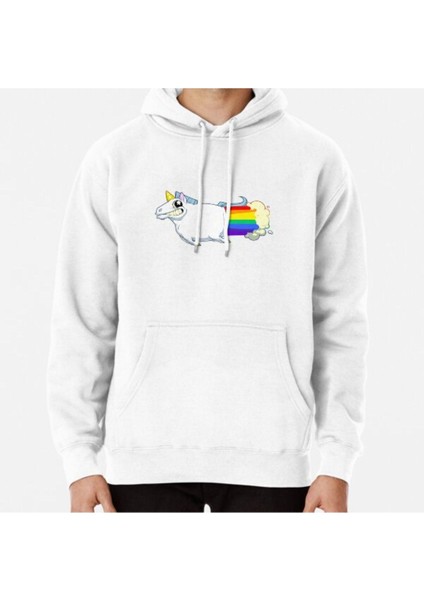 Unicorn Farts Baskılı Sweatshirt