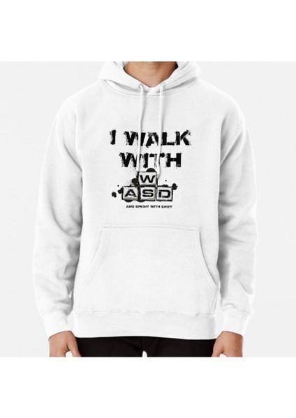 I Walk Wıth Wasd (And Sprint With Shift) Baskılı Sweatshirt